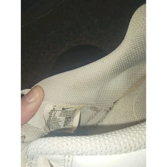 Nike Court Vision Alta Sail/D-Blue Women's Leather Sneakers - Size 7.5 - Picture 13 of 13